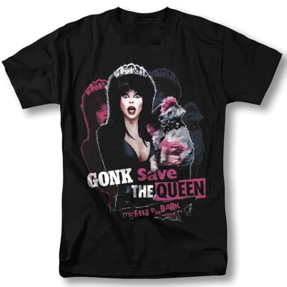 Elvira Shirt Horror Movie Graphic  T-Shirt